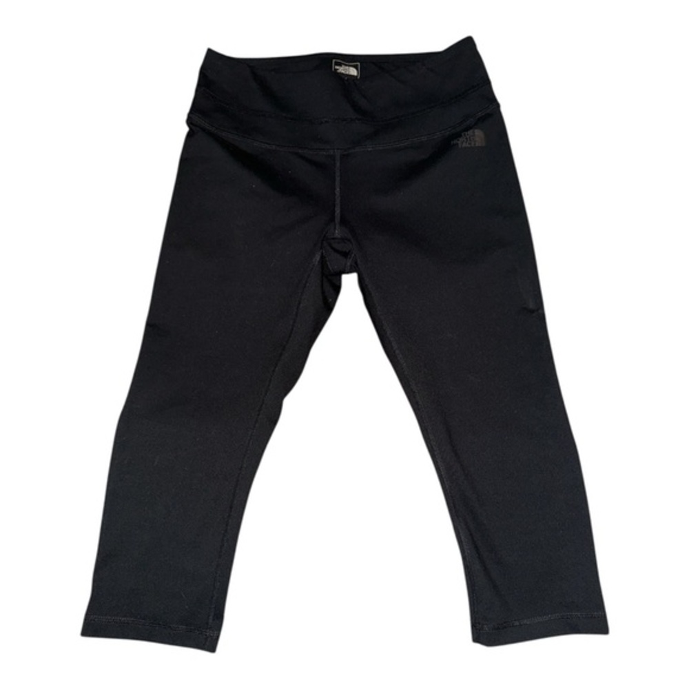 The North Face FlashDry Black Cropped Leggings M Minimalist Athleisure Core